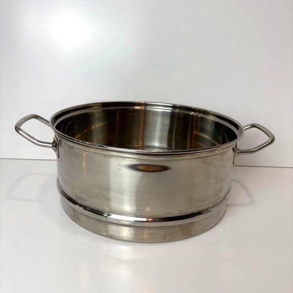 Williams-Sonoma Stainless Steel Steamer Pot insert w/Handles - Picture 1 of 5